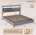 Luxe opbergbed met LED verlichting